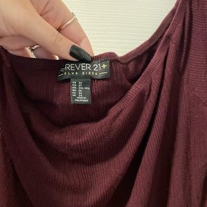Pre-loved longsleeve, off the shoulder top